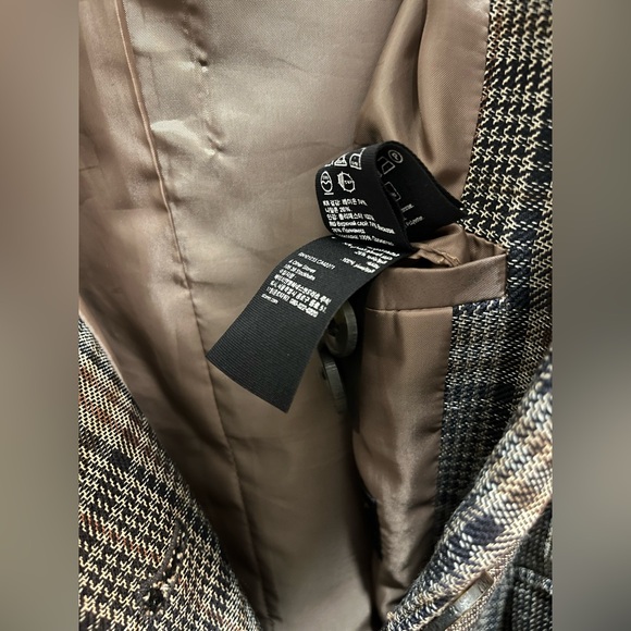& Other Stories Fitted Checkered Blazer in Size 8 - Picture 10 of 12